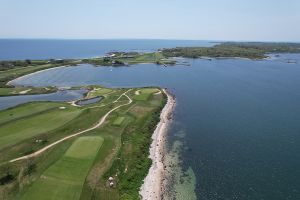 Fishers Island 10th Green 11th Aerial